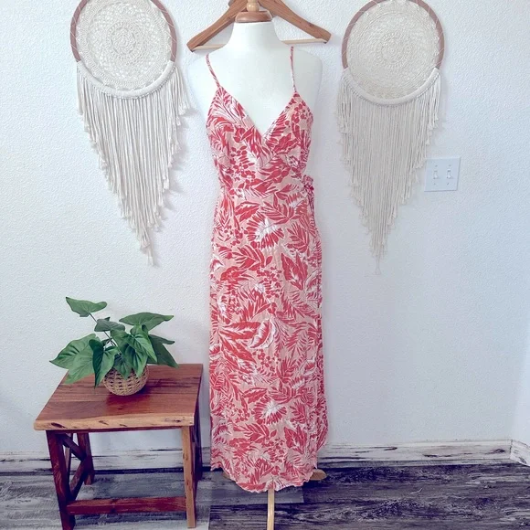 chinese dress ladies Floral Print Maxi Wrap Dress main image 0